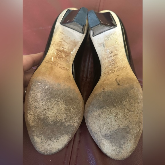 Jimmy Choo Peep toe with block heels - Picture 4 of 9